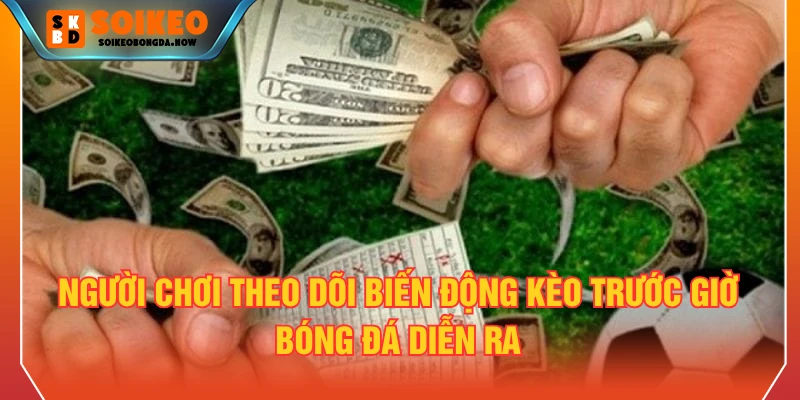 Người chơi theo dõi biến động kèo trước giờ bóng đá diễn ra