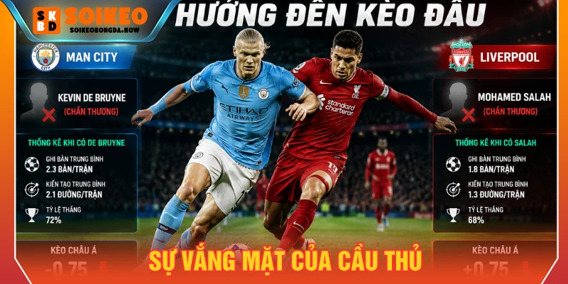 Sự vắng mặt của nhân tố chủ chốt ảnh hưởng đến kèo đấu